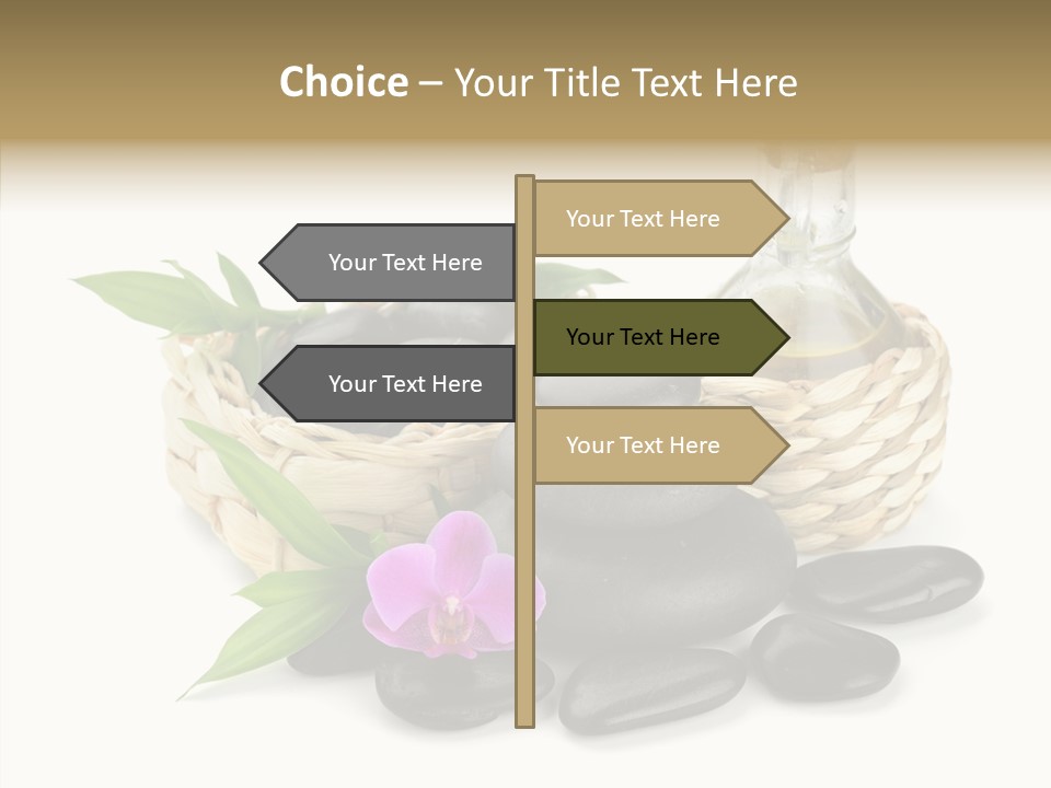 Tropical White Spa PowerPoint Template