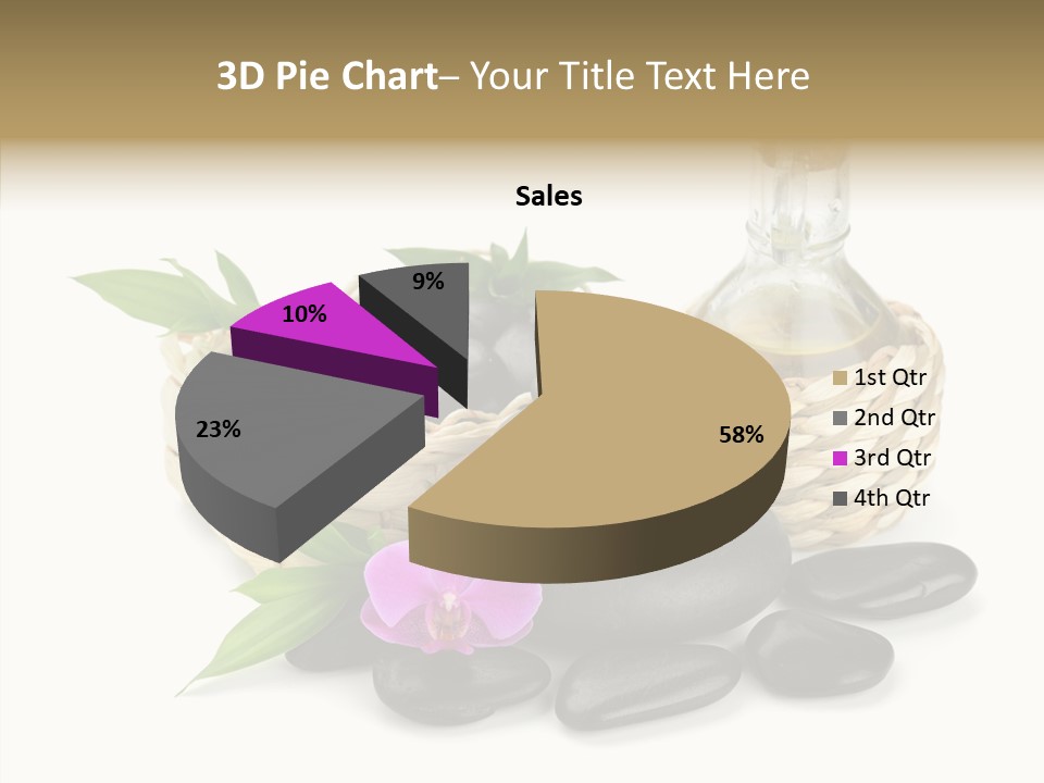 Tropical White Spa PowerPoint Template