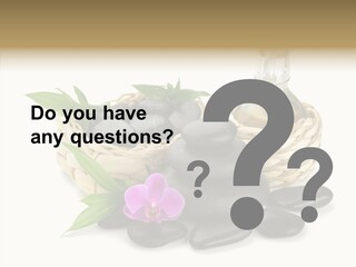 Tropical White Spa PowerPoint Template