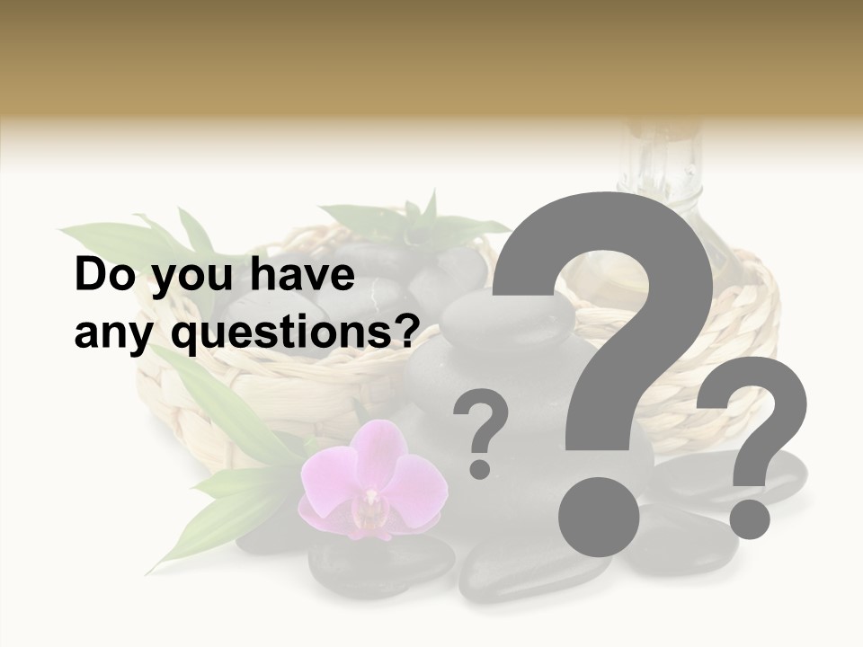 Tropical White Spa PowerPoint Template