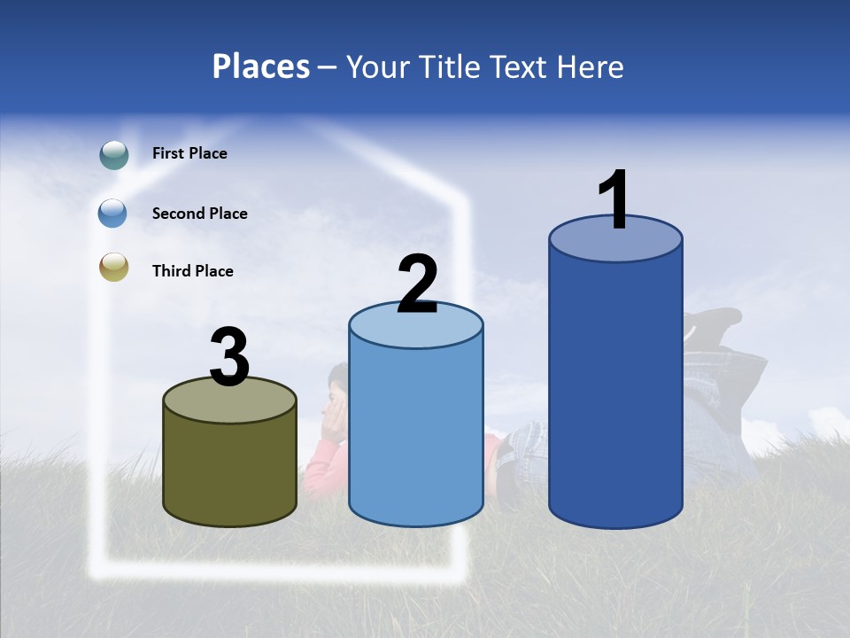 Portrait Purchase Caucasian PowerPoint Template