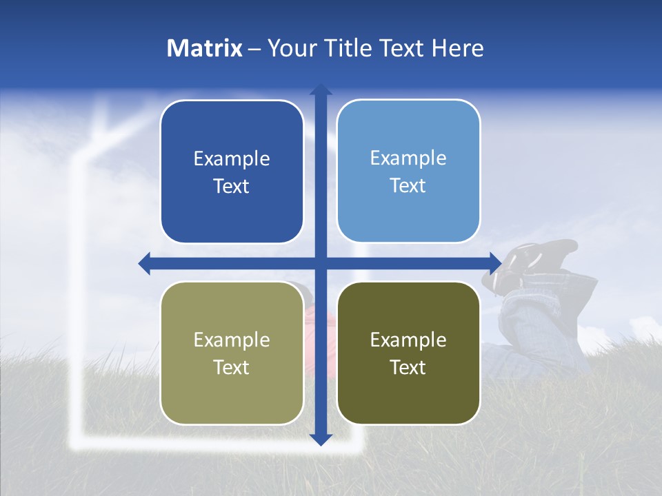 Portrait Purchase Caucasian PowerPoint Template
