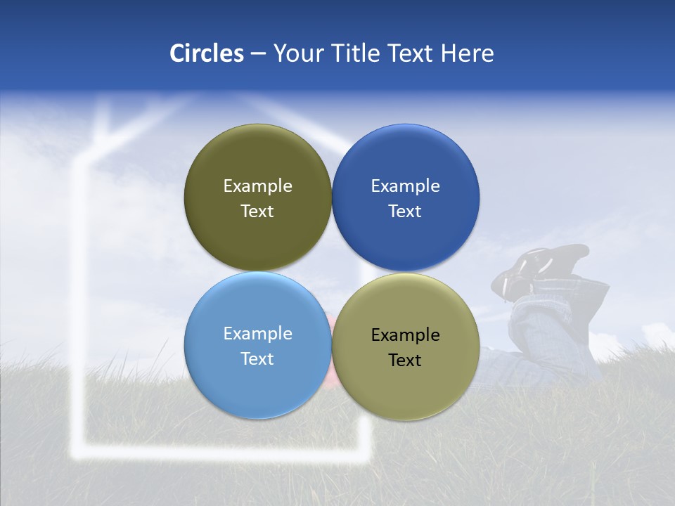 Portrait Purchase Caucasian PowerPoint Template