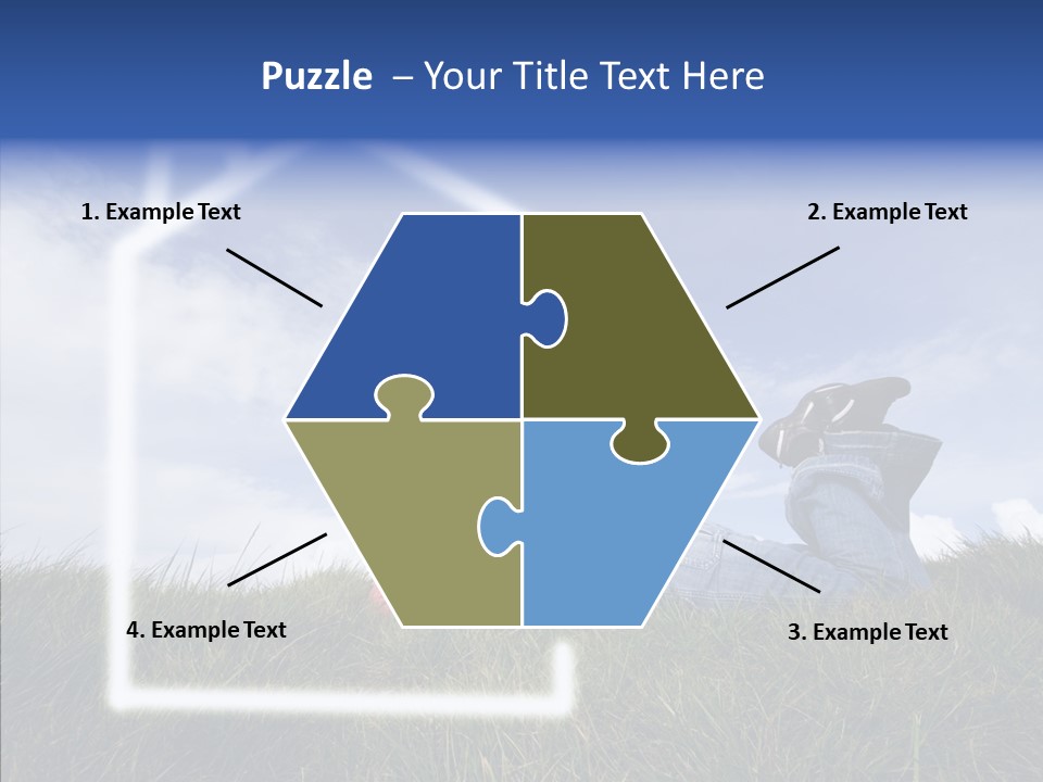 Portrait Purchase Caucasian PowerPoint Template