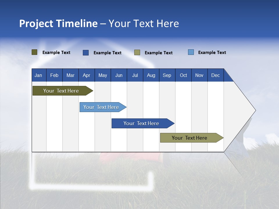 Portrait Purchase Caucasian PowerPoint Template