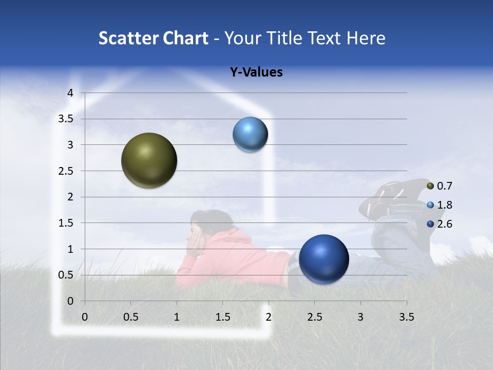 Portrait Purchase Caucasian PowerPoint Template