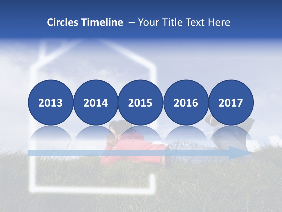 Portrait Purchase Caucasian PowerPoint Template