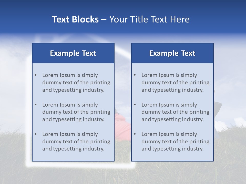 Portrait Purchase Caucasian PowerPoint Template