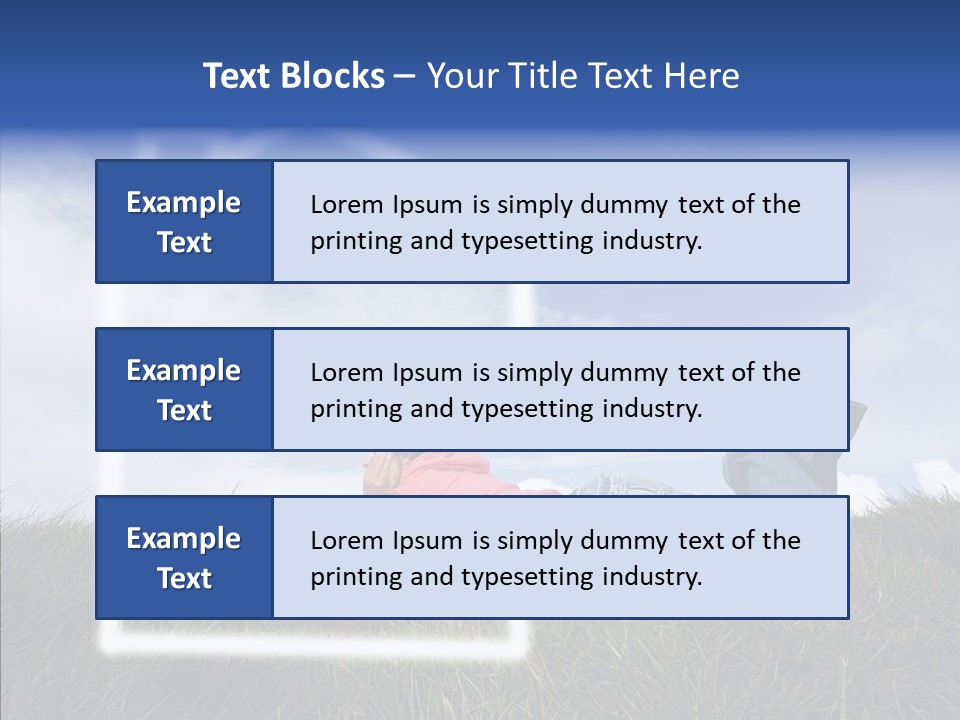 Portrait Purchase Caucasian PowerPoint Template