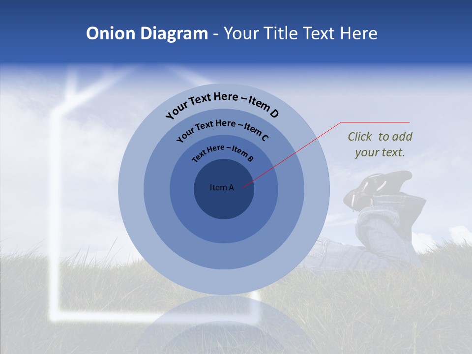 Portrait Purchase Caucasian PowerPoint Template