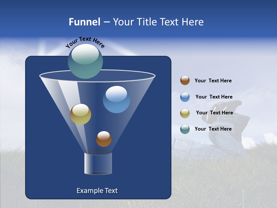 Portrait Purchase Caucasian PowerPoint Template