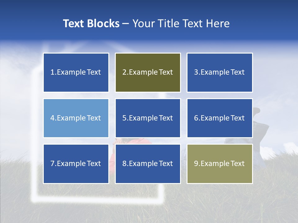 Portrait Purchase Caucasian PowerPoint Template