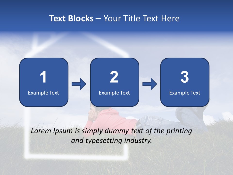 Portrait Purchase Caucasian PowerPoint Template