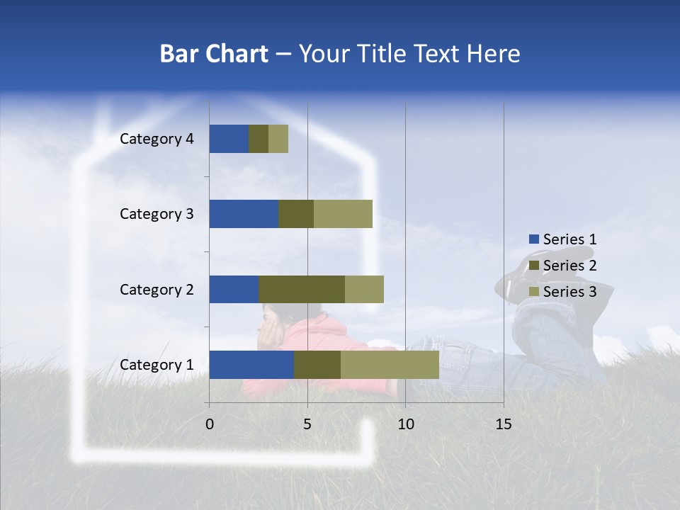 Portrait Purchase Caucasian PowerPoint Template