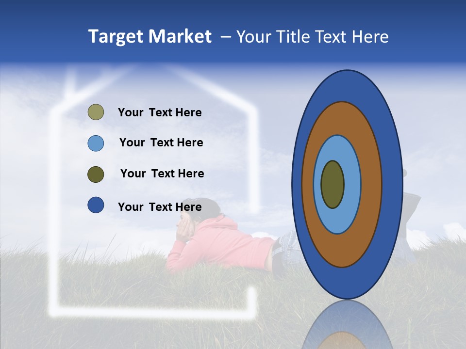 Portrait Purchase Caucasian PowerPoint Template