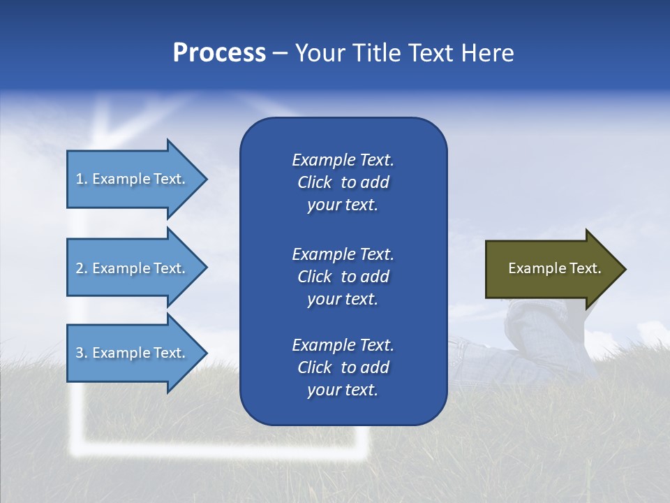 Portrait Purchase Caucasian PowerPoint Template