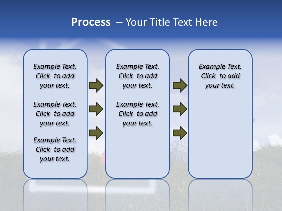 Portrait Purchase Caucasian PowerPoint Template