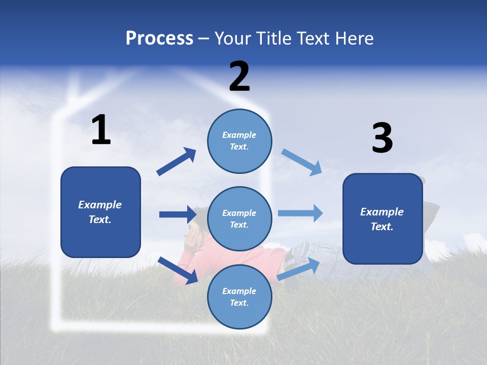 Portrait Purchase Caucasian PowerPoint Template