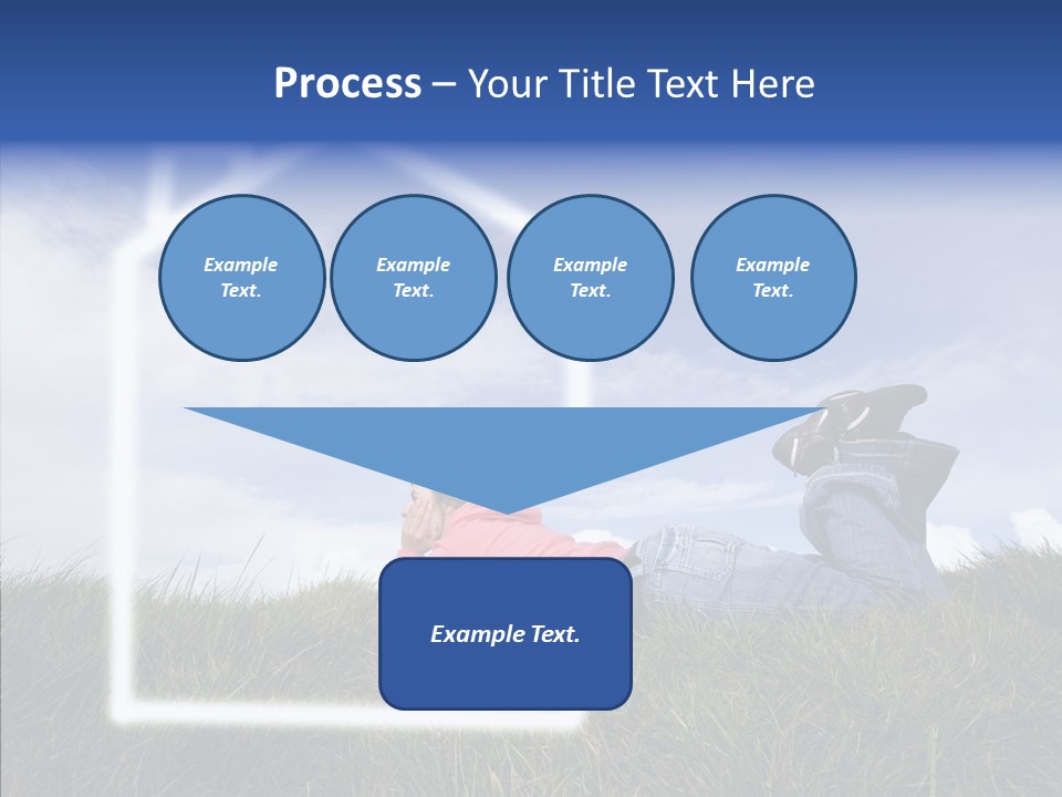Portrait Purchase Caucasian PowerPoint Template