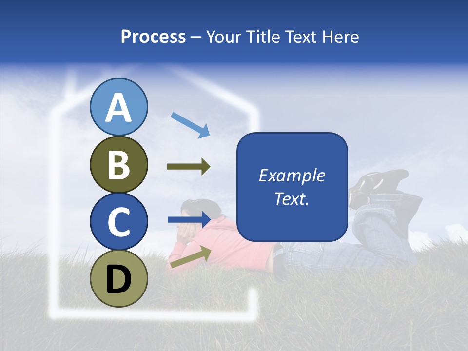 Portrait Purchase Caucasian PowerPoint Template