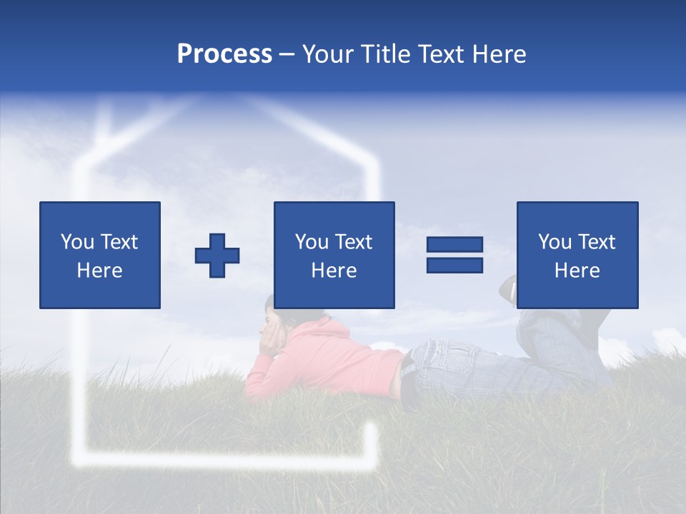 Portrait Purchase Caucasian PowerPoint Template
