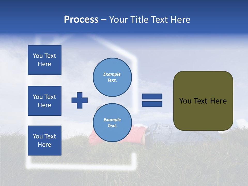 Portrait Purchase Caucasian PowerPoint Template
