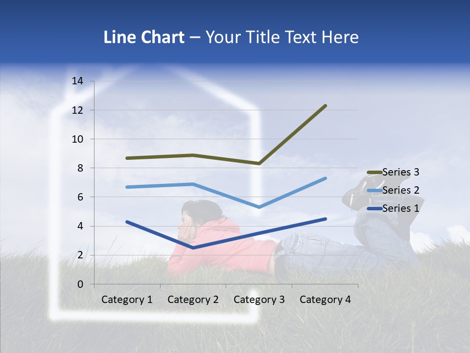 Portrait Purchase Caucasian PowerPoint Template