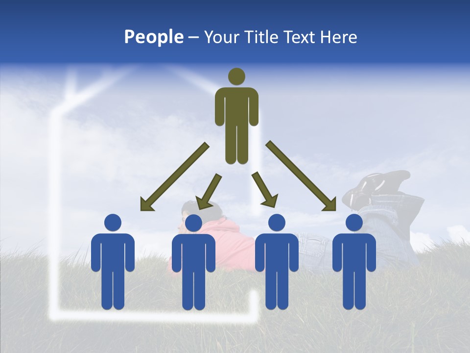 Portrait Purchase Caucasian PowerPoint Template