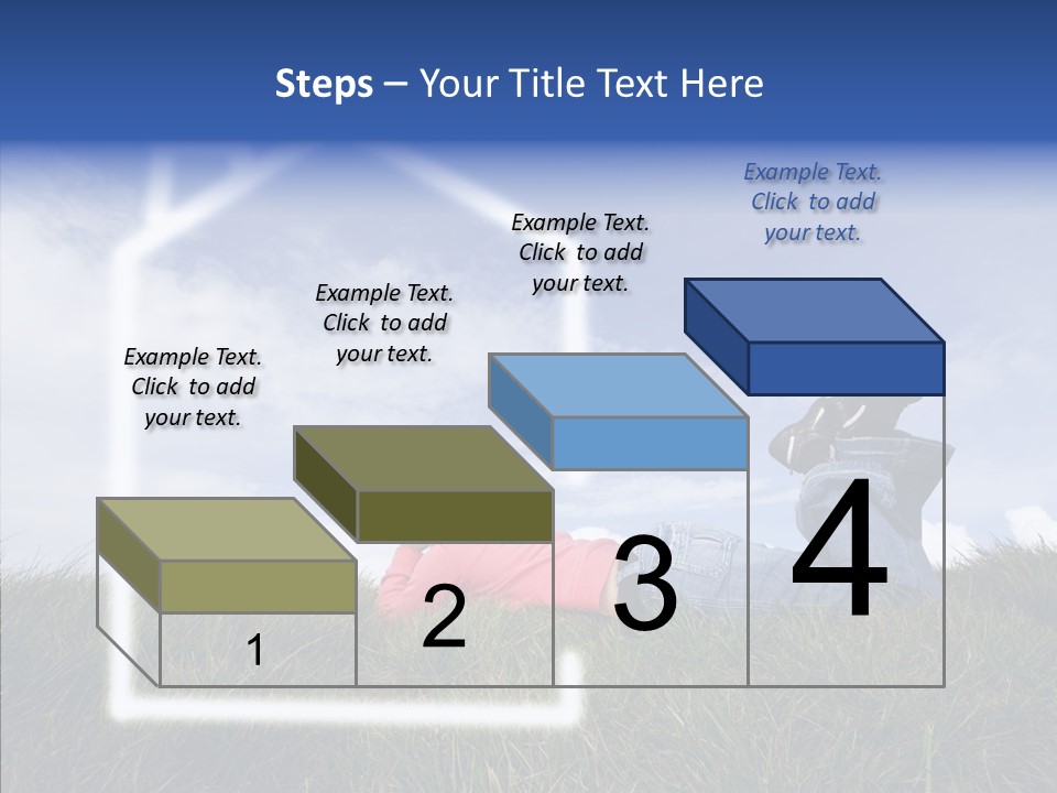 Portrait Purchase Caucasian PowerPoint Template