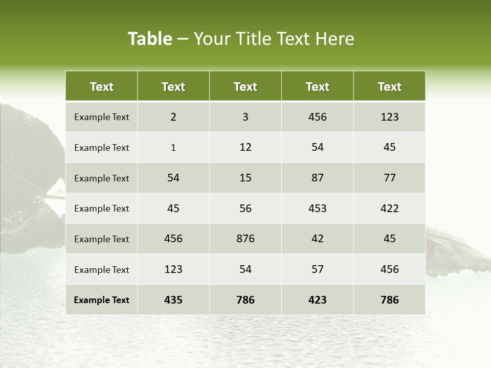 Botanical Floral Beauty PowerPoint Template
