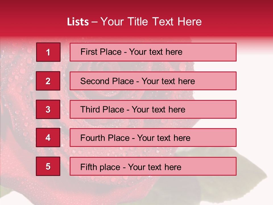 Velvety Fresh Background PowerPoint Template