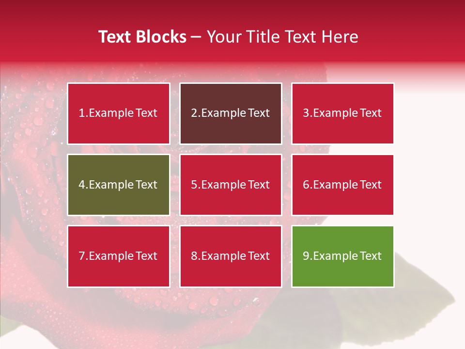 Velvety Fresh Background PowerPoint Template