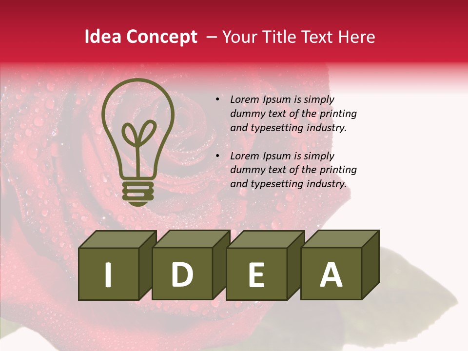 Velvety Fresh Background PowerPoint Template