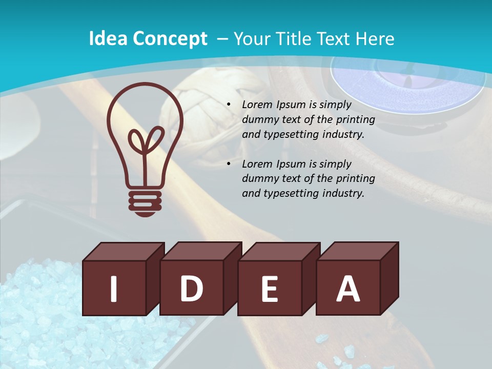 Mat Leaf Sea PowerPoint Template