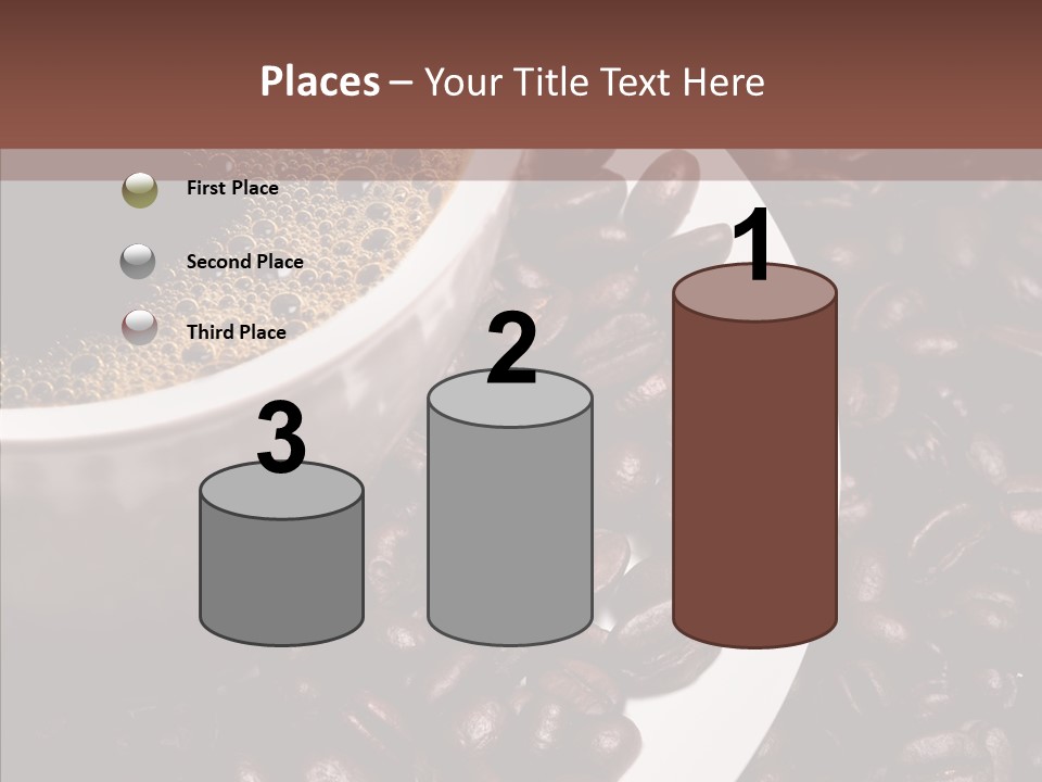 Coffee Dark Refreshment PowerPoint Template