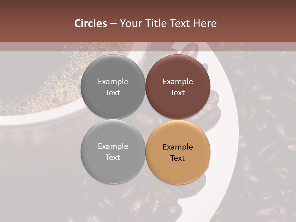 Coffee Dark Refreshment PowerPoint Template