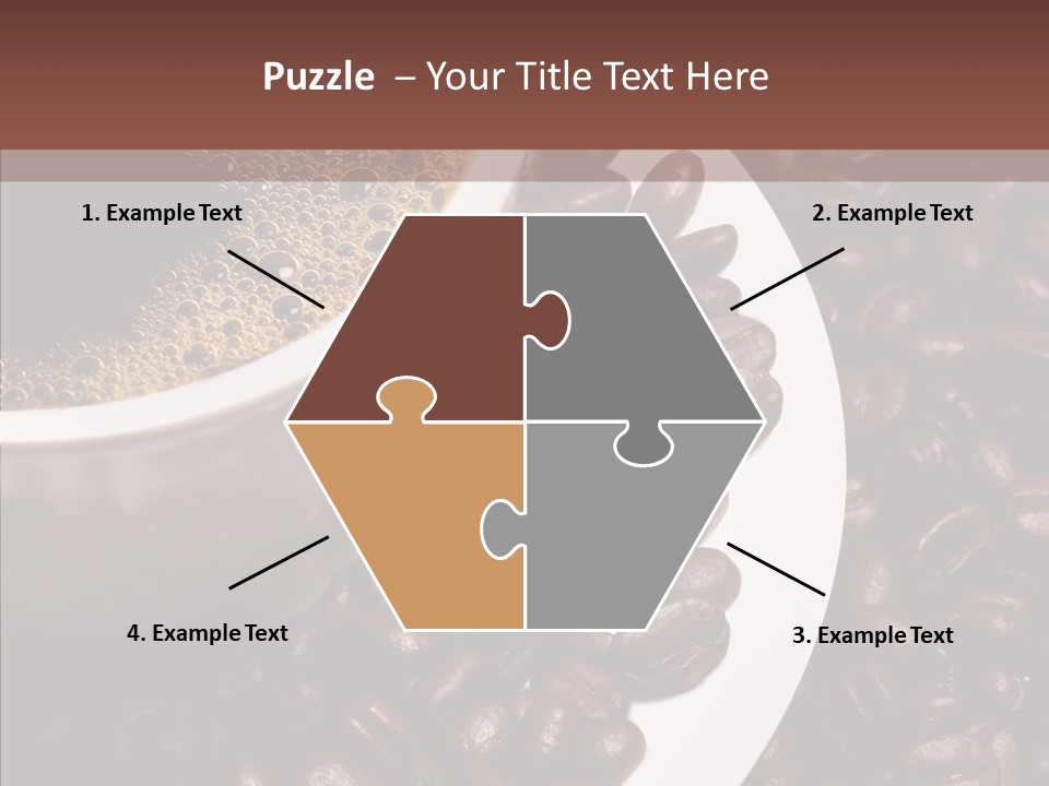 Coffee Dark Refreshment PowerPoint Template