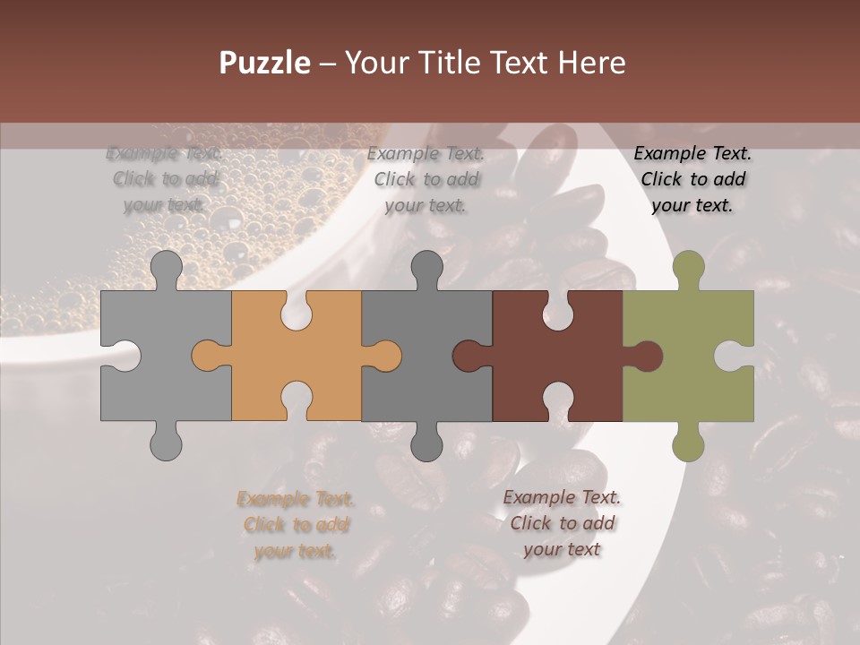 Coffee Dark Refreshment PowerPoint Template