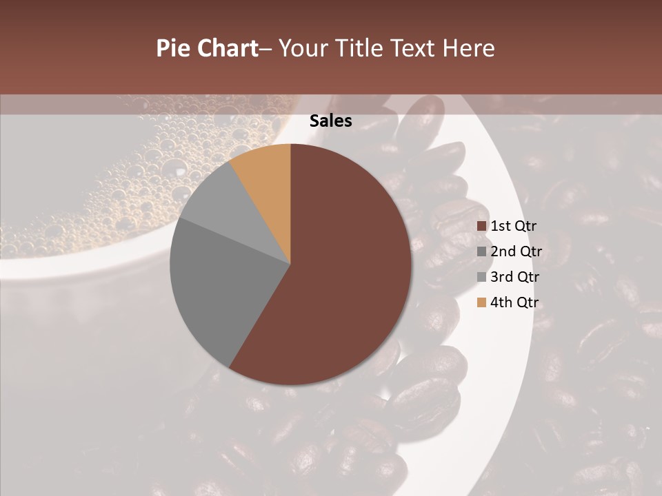 Coffee Dark Refreshment PowerPoint Template
