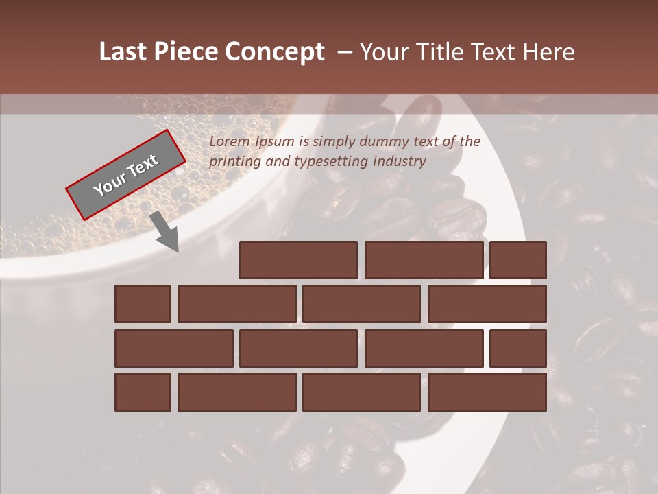 Coffee Dark Refreshment PowerPoint Template