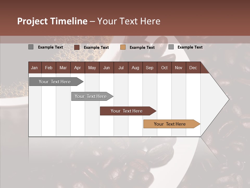 Coffee Dark Refreshment PowerPoint Template