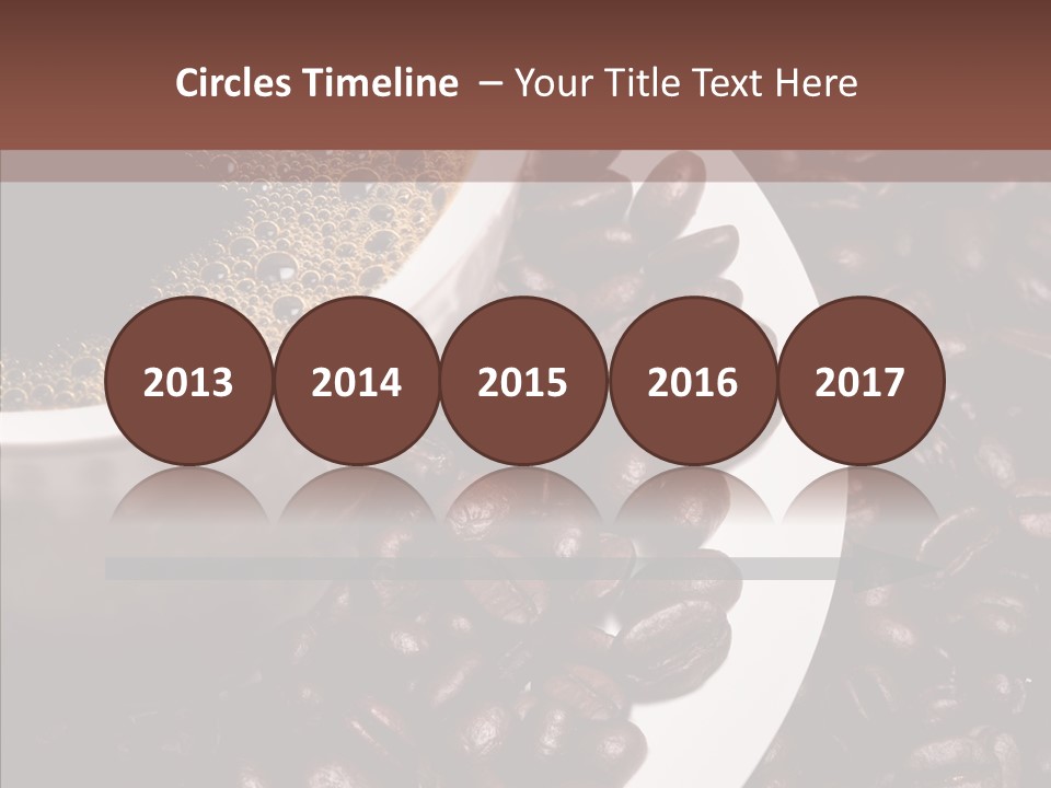 Coffee Dark Refreshment PowerPoint Template