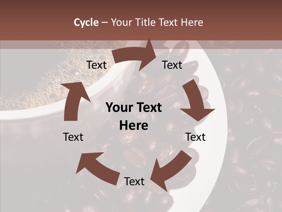 Coffee Dark Refreshment PowerPoint Template