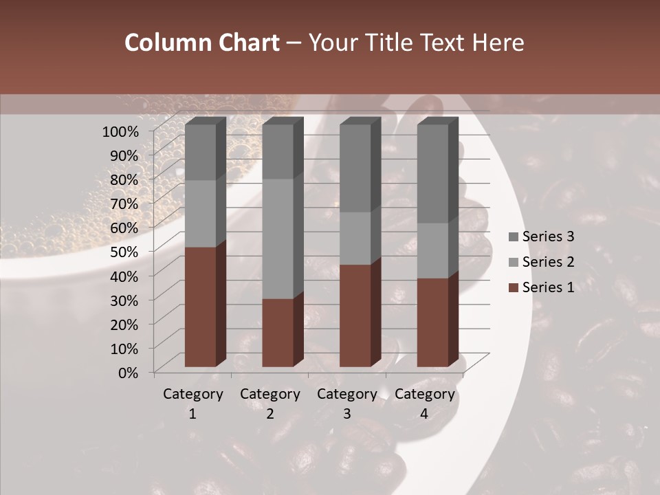 Coffee Dark Refreshment PowerPoint Template