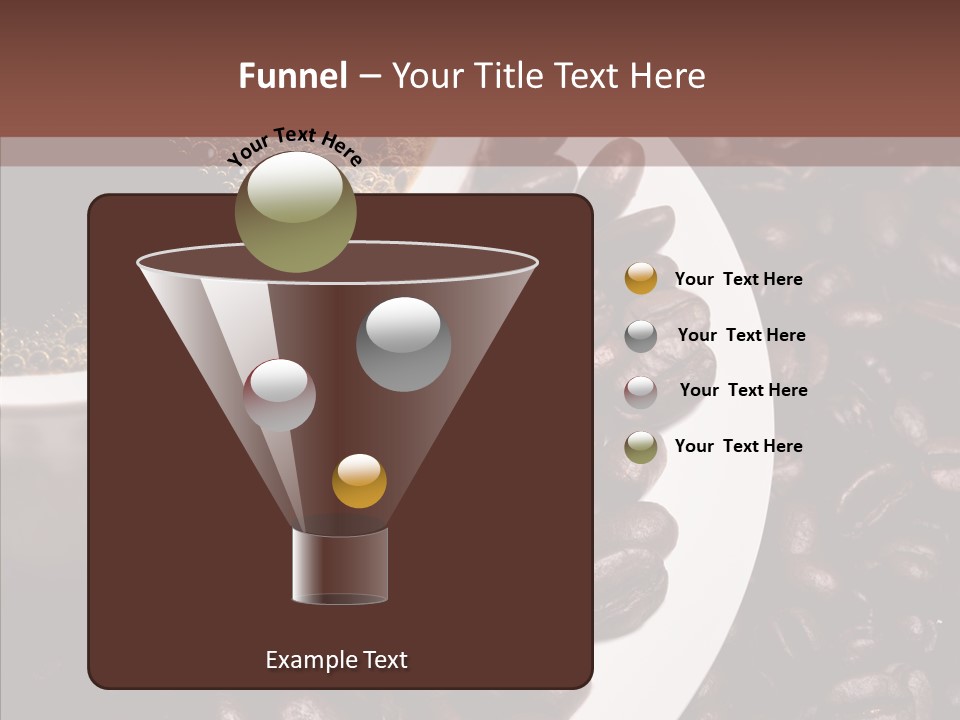 Coffee Dark Refreshment PowerPoint Template