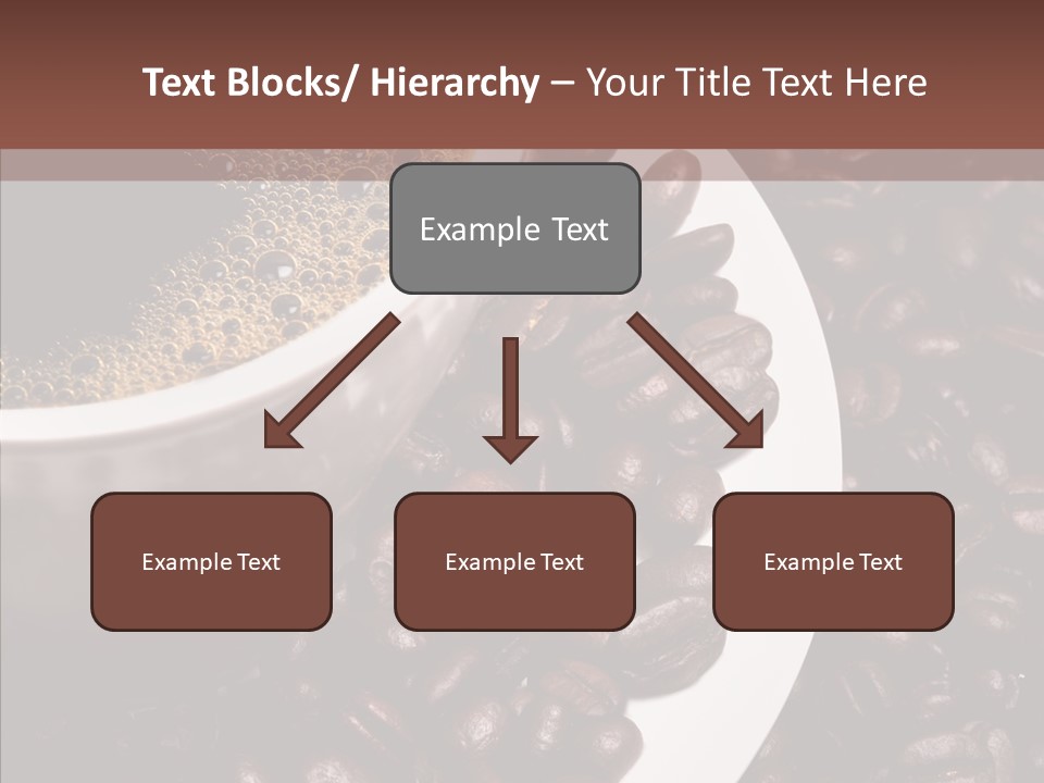 Coffee Dark Refreshment PowerPoint Template