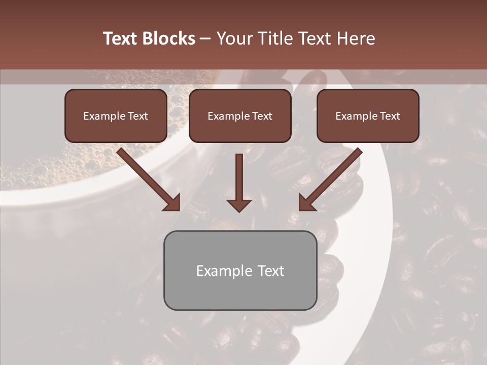 Coffee Dark Refreshment PowerPoint Template