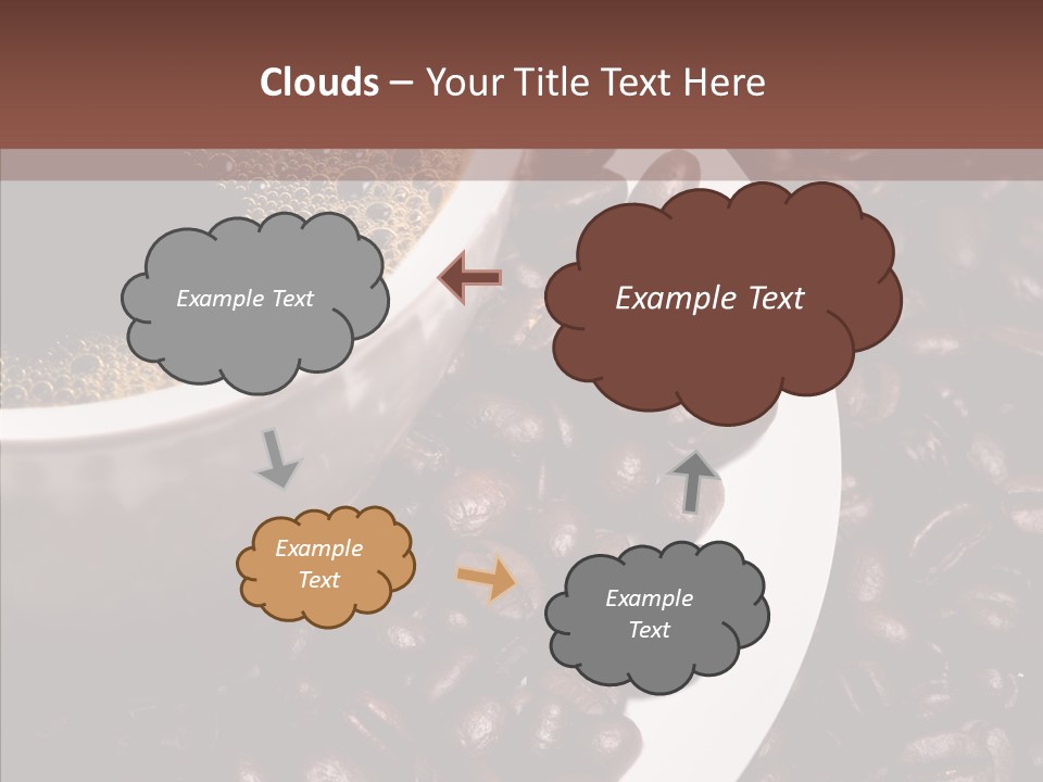 Coffee Dark Refreshment PowerPoint Template