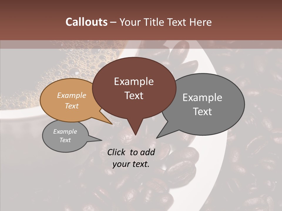 Coffee Dark Refreshment PowerPoint Template