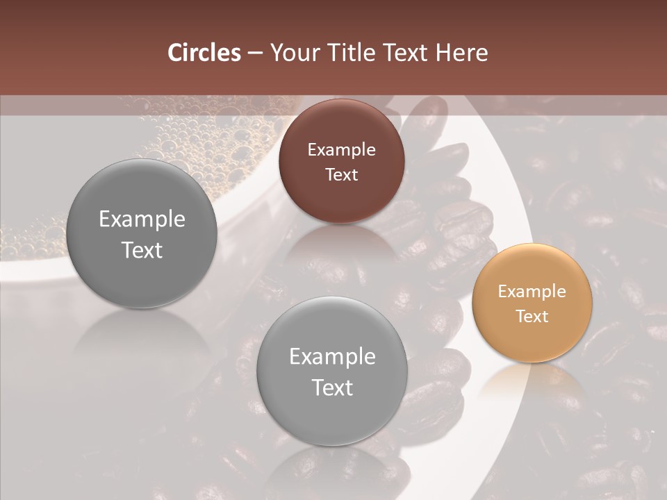 Coffee Dark Refreshment PowerPoint Template